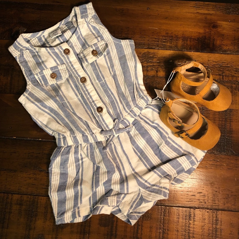 Baby Romper AND Shoes Set!